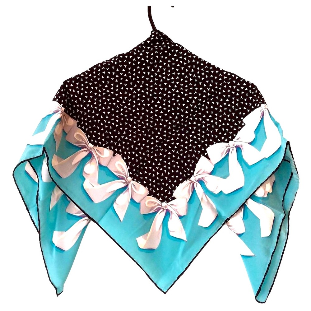 TIFFANY & CO Multiple color 100% silk scarf. - Picture 3 of 16